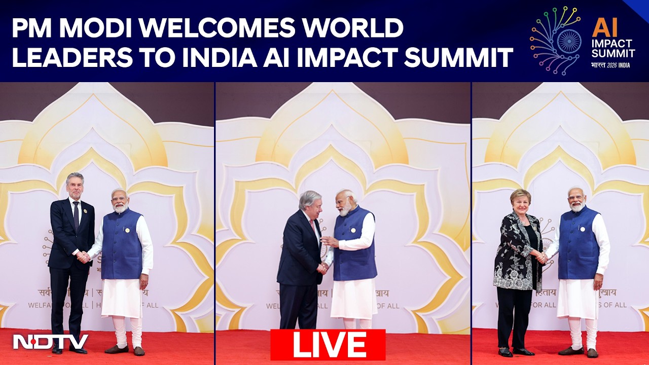 PM Modi LIVE | India AI Impact Summit LIVE | PM Modi Welcomes World Leaders To The India AI Summit
