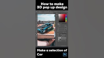Easy way to make a 3D pop up Design in photoshop
