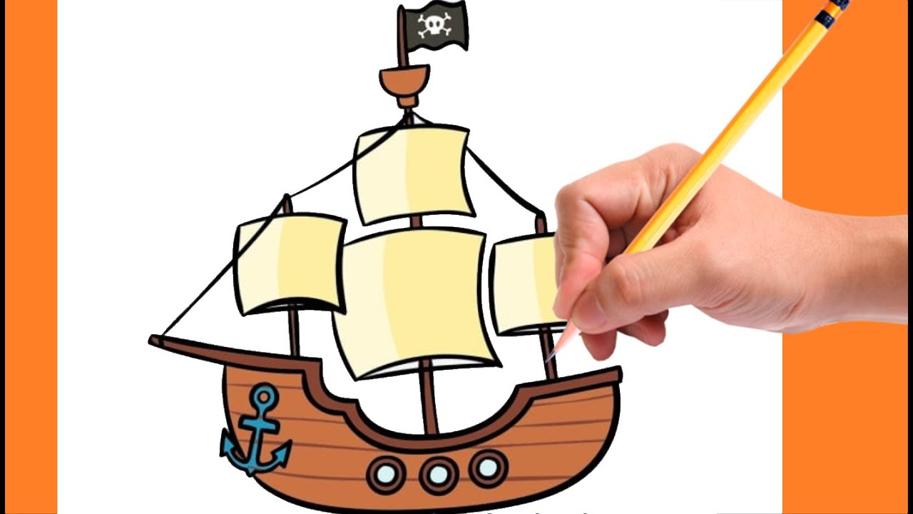 Desenhos de navio pirata