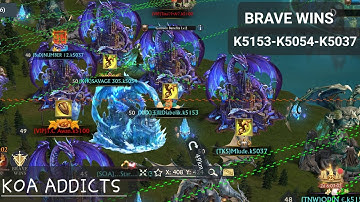 BRAVE WINS || Victory Came With Great Teamwork || KING OF AVALON