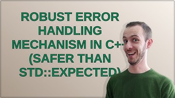 Codereview: Robust error handling mechanism in C++ (safer than std::expected)