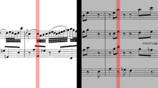 BWV 1056 - Harpsichord Concerto in F Minor (Scrolling)