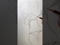 【五等分の花嫁】中野二乃と海に行ったら 描き方動画 絵の描き方動画 模写 #shorts