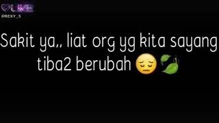 Jangan hubungi lagi diriku oh kasih