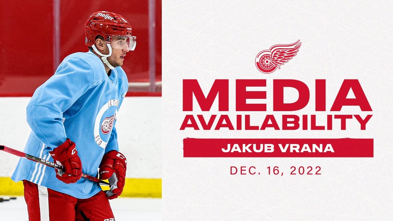 Red Wings' Jakub Vrana not expected back anytime soon 