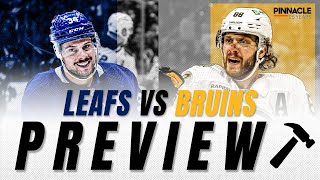 Toronto Maple Leafs vs Boston Bruins Series Preview and Predictions