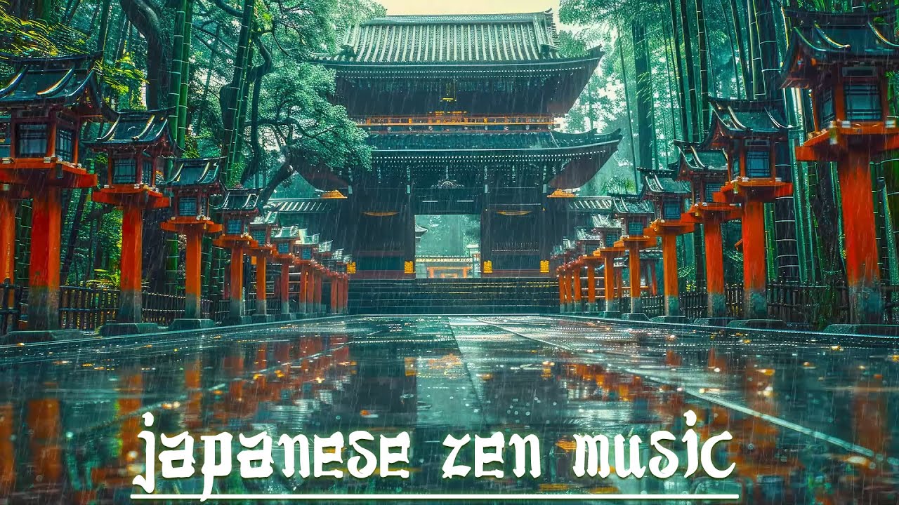 Rainy Day in Japan - Japanese Zen Music for Meditation, Deep Sleep ...