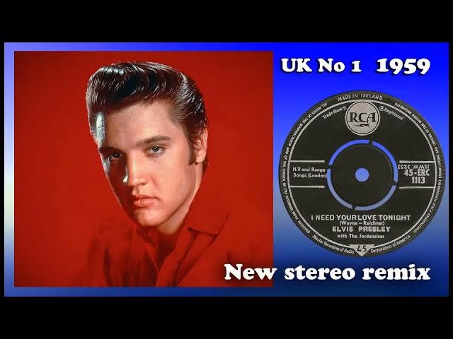 Elvis Presley - I Need Your Love Tonight - 2021 stereo remix