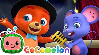 Musical Theatre: Hey Diddle Diddle and Name Song 🎭 | CoComelon Animal Time | Animals for Kids