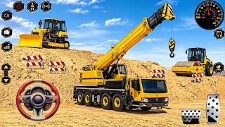 Excavator Game Road Loader 3D - Heavy Machines Construction Android Gameplay | Droid_GameZon