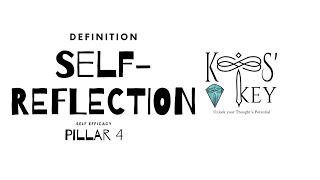 Self-Reflection Definition Part 4 of 5 Self Efficacy Concept by Koos' Key