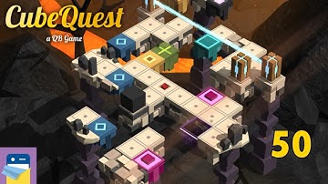CubeQuest - a QB Game: Level 50 Solution + Secret & iOS Gameplay Walkthrough (by Stephan Goebel)