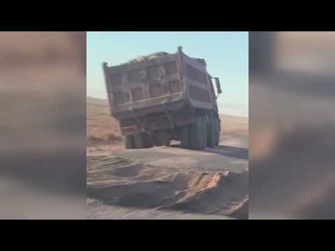 Not even a car can get through: residents of several villages in the Ulytau region complain about...