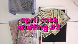 april cash stuffing #3 (waitress income)