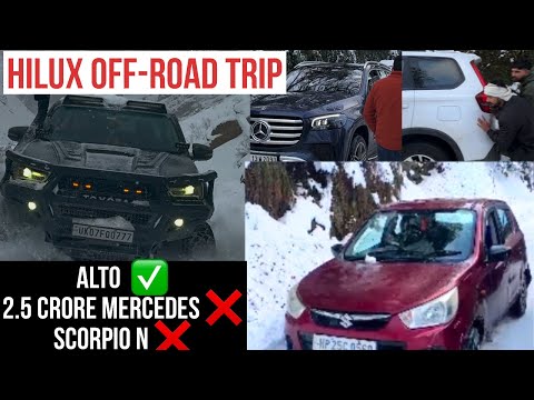 Hilux off-roading in snow | Delhi-Shimla 18 hours 😭| Rula dia