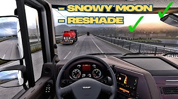 ETS 2 - Snowy Moon + ReShade and How to install it