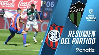 San Lorenzo vs San Martin S.J. highlights (0-1) - Liga Profesional Argentina