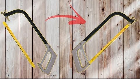 Changing Hacksaw Blades The Correct Way