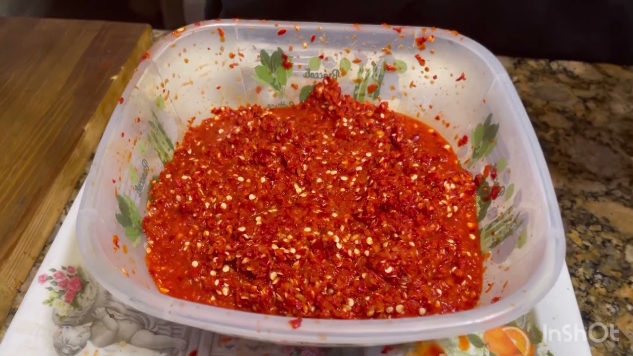 Thermonuclear hot pepper adjika
