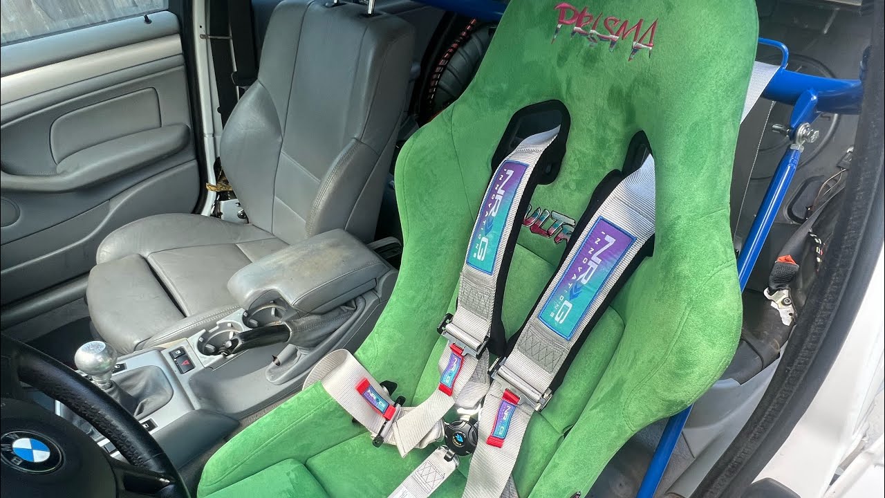 NRG Seat + Planted Bracket Install Procedure E46 Sedan (3 Series) 9905