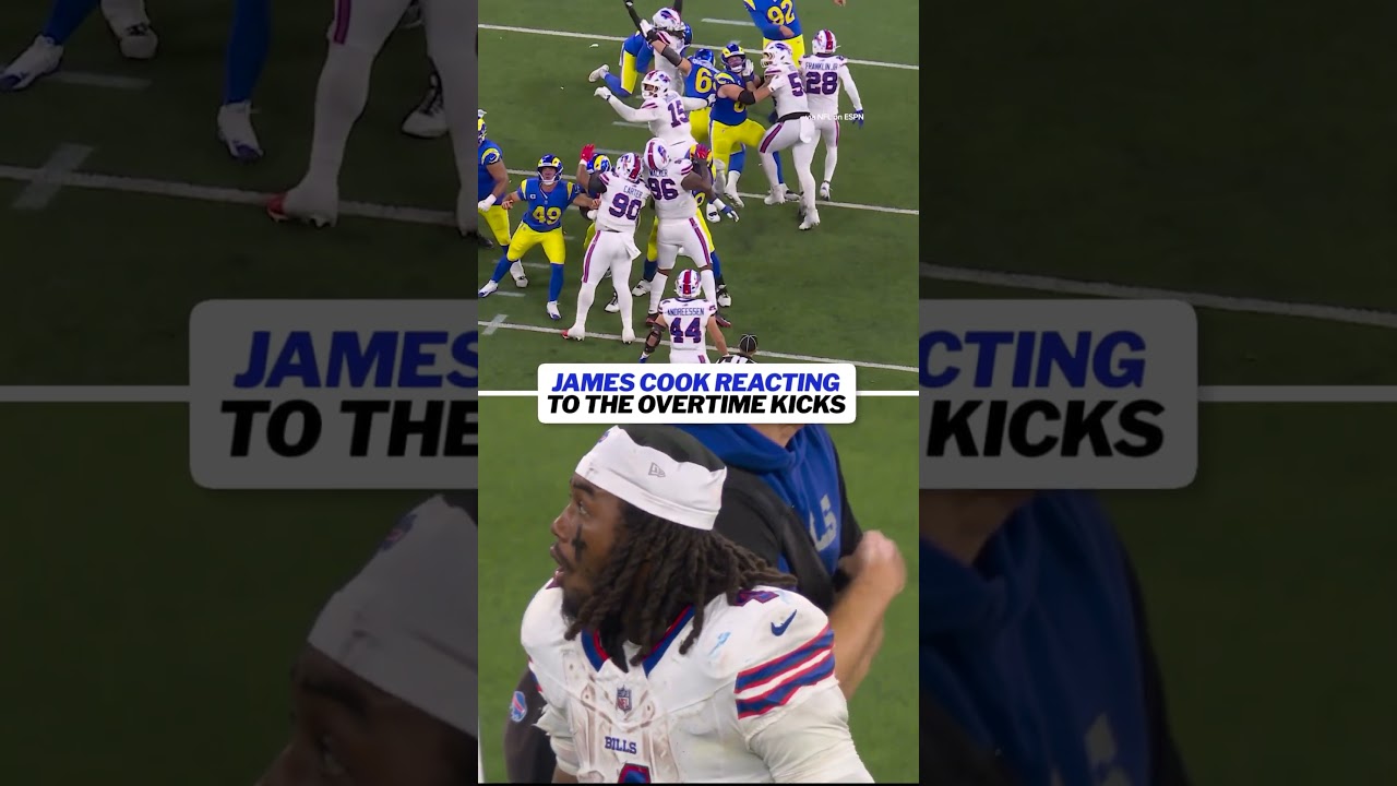 James Cook was going through it 🤣 #nfl