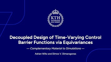 Decoupled Design of Time-Varying Control Barrier Functions via Equivariances
