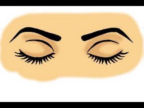  How to draw  closed  eyes  YouTube