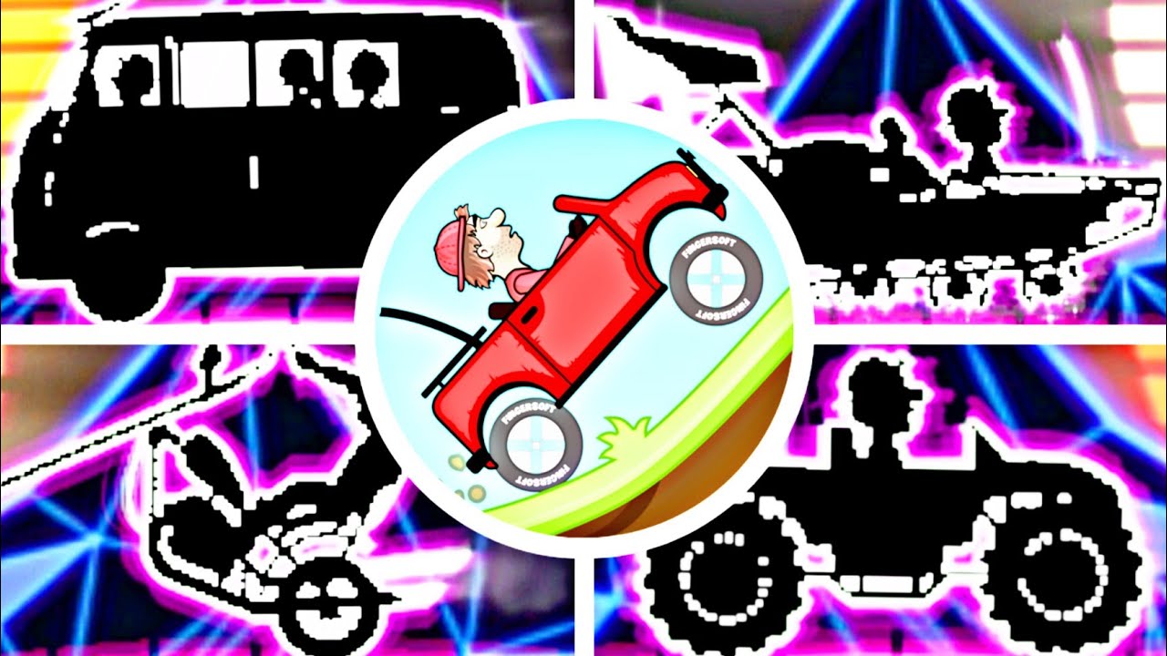 ГОНКИ ПО ГОРАМ - ВСЕ ТРАНСПОРТНЫЕ СРЕДСТВА НЕОНОВОГО ЦВЕТА