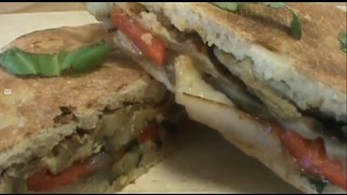 Roasted Eggplant Pannini Recipe!