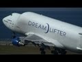 Boeing 747-4J6(LCF) Dreamlifter N718BA Take off at Nagoya