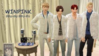 WINPINK DDU-DU DDU-DU 🔫 in SIMS 4 (Vlive ver.)  | BLACKPINK 뚜두뚜두 cover by WINNER sims