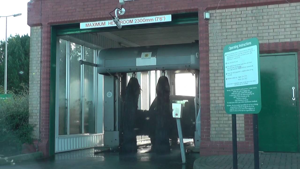 Morrisons Christ car wash Basic cycle YouTube