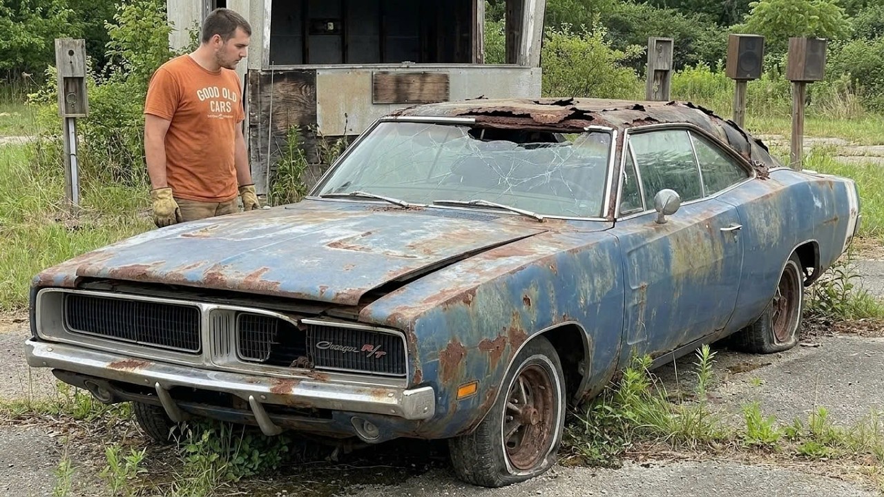 Restoring an Abandoned 1969 Dodge Charger R/T After 45 Years | 440 Magnum ASMR