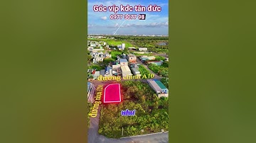 chính chủ cần bán gấp lô góc kdc tân đức | đức hòa