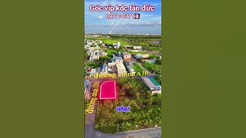 chính chủ cần bán gấp lô góc kdc tân đức | đức hòa