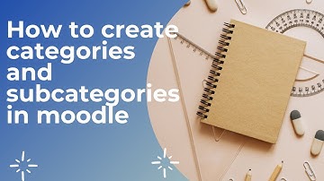 How to create Categories and Sub Categories in moodle
