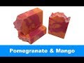Pomegranate & Mango, Cold Process Soap Making and Cutting