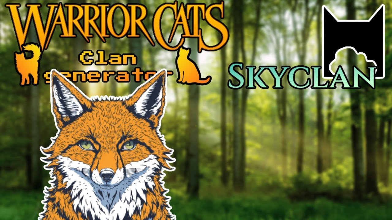 Apprentices Fight A FOX! 🐾 | Skyclan Warrior Cats Clan Generator # ...