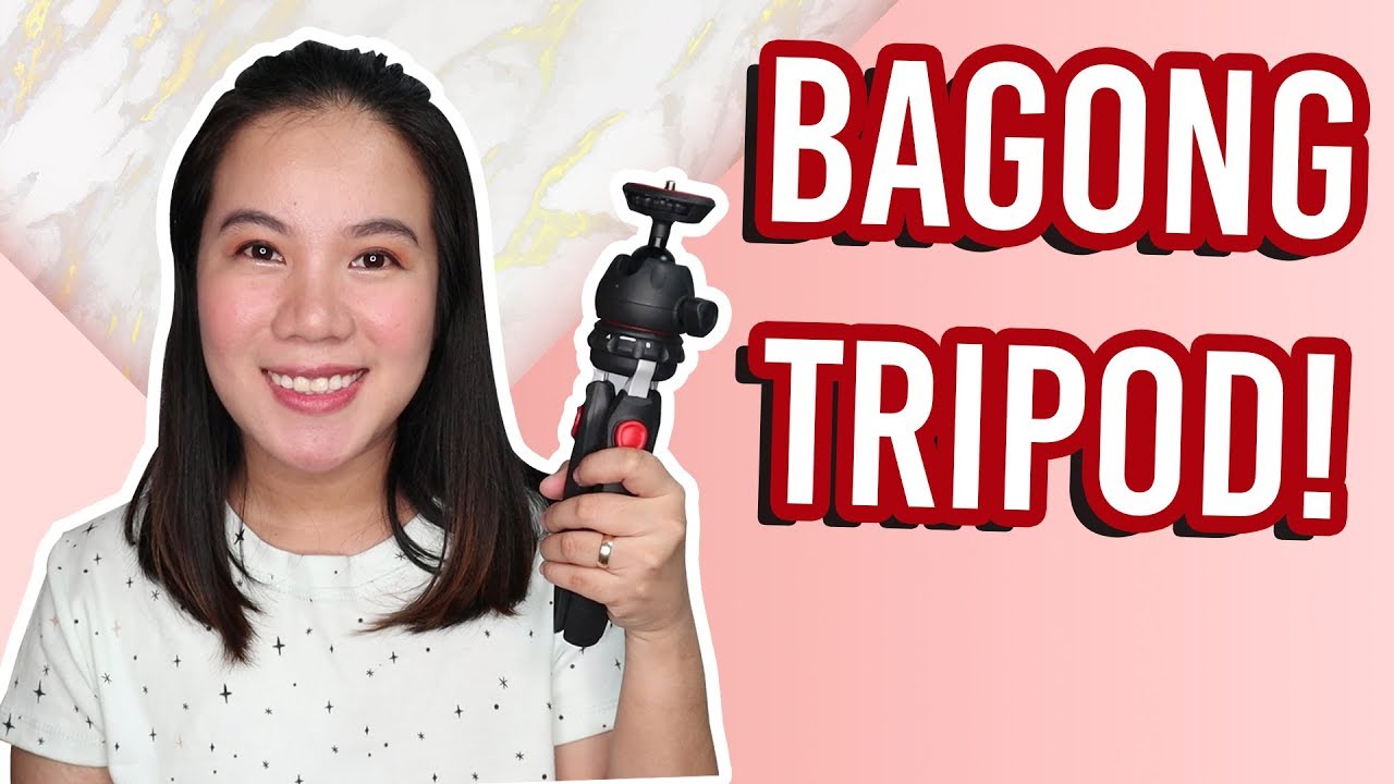 MURANG TRIPOD FOR BEGINNERS PERFECT FOR VLOGGING // ANDOER MINI TABLE TOP TRIPOD || HEY HAZELL