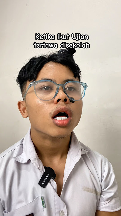 Ketika ikut ujian tertawa disekolah #ardikatamps #comedy
