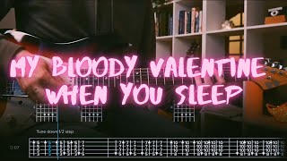 PDF Sample when you sleep guitar tab & chords by my bloody valentine.