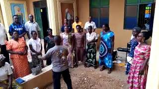 Aleluya kuu kwaya ya Mt. Joseph mfanyakazi wakiwa zoezini