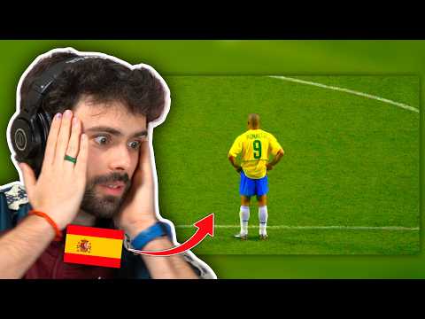 GRINGOS REAGEM A 100 DRIBLES QUE MOSTRAM PORQUE RONALDO ERA CHAMAOD DE FENÔMENO