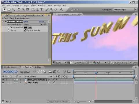 AE Quick Tips #6: Remove Color Matting