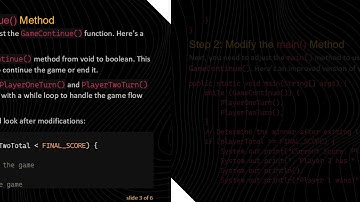 How to Properly Loop Your Game in Java using GameContinue()