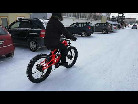Полный привод электрофэтбайк!