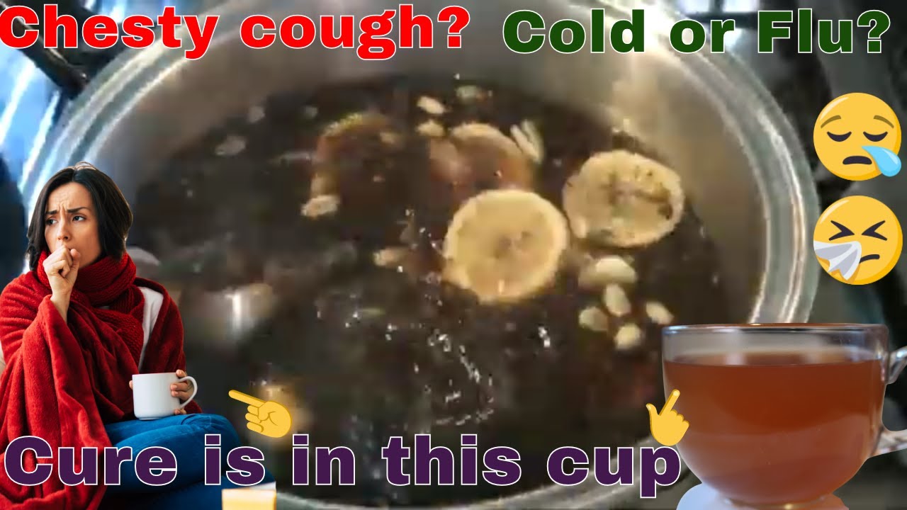 cure cough flu fast with blueberry and herbs tea YouTube