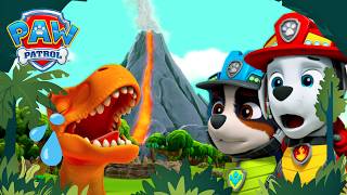 The Dinosaurs Are in Danger! 🚨 Massive Volcano Eruption 🌋 | PAW Patrol | Compilation