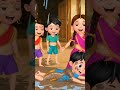 Wo Barsaat ke din 🙃😉🫣⚡⛅☔🌈 Monsoon season #youtubeshorts #3danimation #youtube #cartton