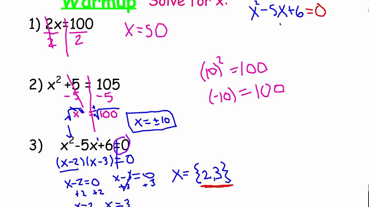 solving quadratic equations by factoring solving quadratic equations by factoring